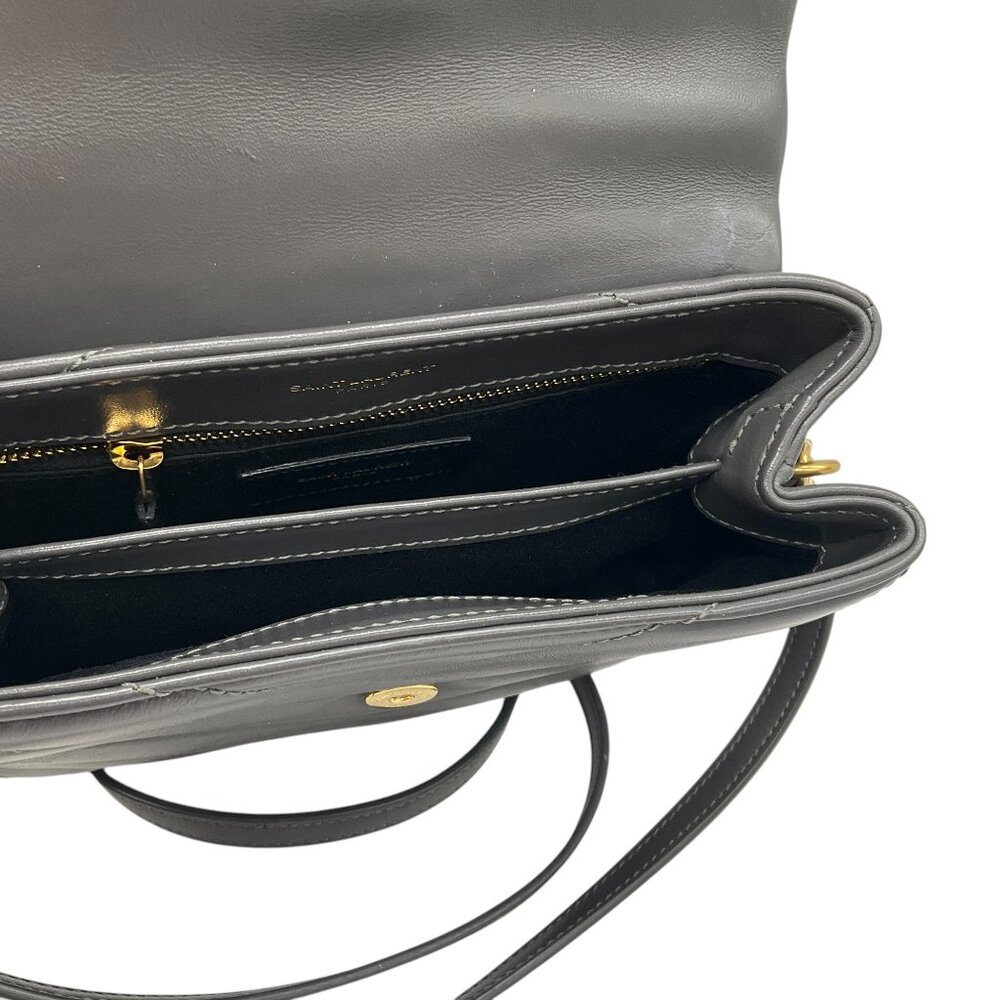 Saint Laurent Grey 2021 Loulou Leather Toy Mini Bag - Picture 12 of 16